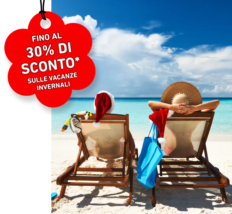 Vacanze invernali al mare con sconto fino al 30%