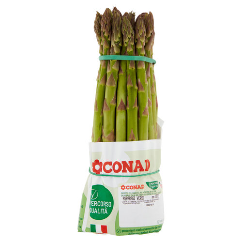 CONAD Percorso Qualità Asparagi Verdi Italia cal. 10/12 mm 500 g-image