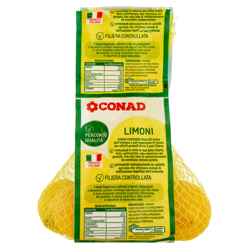 CONAD Percorso Qualità Limoni Italia Cal. 5 500 g-image