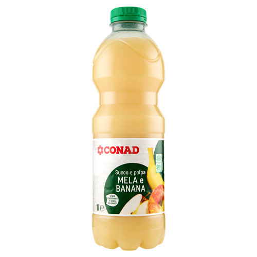 CONAD Succhi e Polpa Mela e Banana 1 l-image
