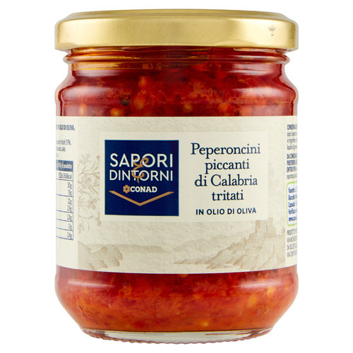 SAPORI & DINTORNI CONAD Peperoncini piccanti di Calabria tritati in Olio di Oliva 180 g-image