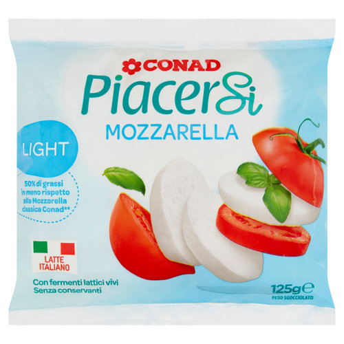 PIACERSI CONAD Mozzarella -50% di Grassi 125 g-image