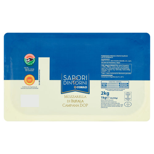 SAPORI & DINTORNI CONAD Mozzarella di Bufala Campana DOP 4 x 250 g-image