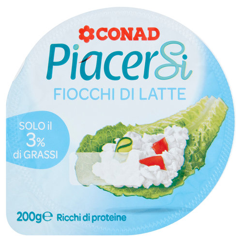 PIACERSI CONAD Fiocchi di Latte Solo 3% di Grassi 200 g-image