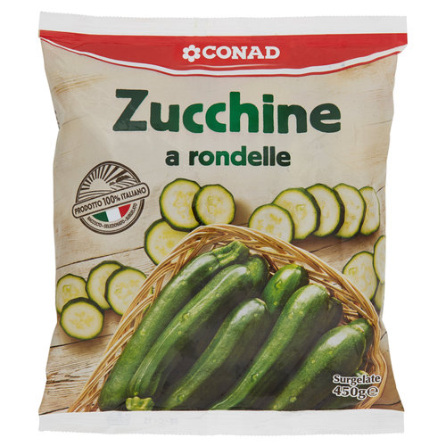 CONAD Zucchine a rondelle Surgelate 450 g-image