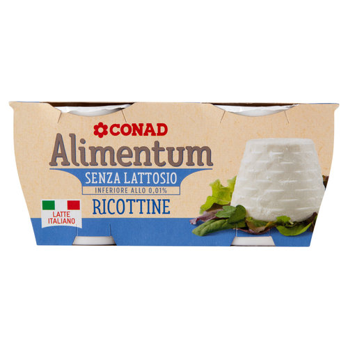 CONAD Alimentum Senza Lattosio Ricottine 2 x 100 g-image