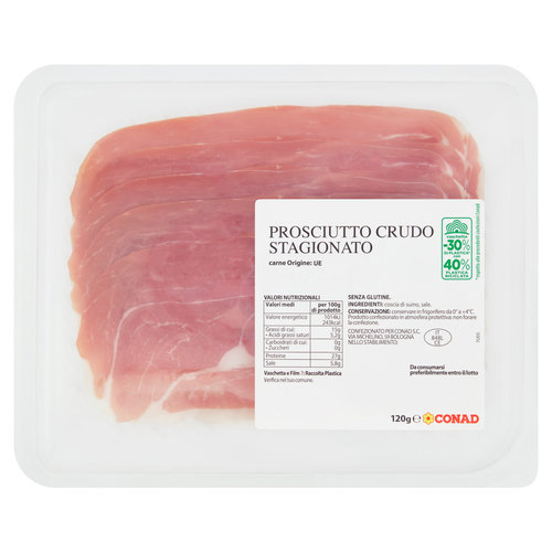 CONAD Prosciutto Crudo Stagionato 120 g-image
