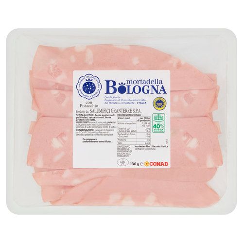 CONAD Mortadella Bologna IGP con Pistacchio 130 g-image