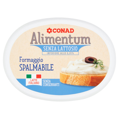 CONAD Alimentum Senza Lattosio Formaggio Spalmabile 175 g-image