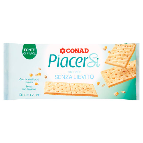 PIACERSI CONAD Cracker Senza Lievito 8 x 37,5 g-image