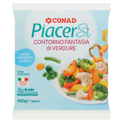 PIACERSI CONAD Contorno Fantasia di Verdure Surgelato 450 g-image