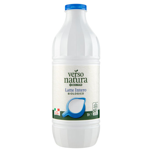 CONAD VERSO NATURA Latte Intero Biologico 1 l-image