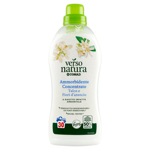 CONAD VERSO NATURA Ammorbidente Concentrato Talco e Fiori d'Arancio 750 ml-image