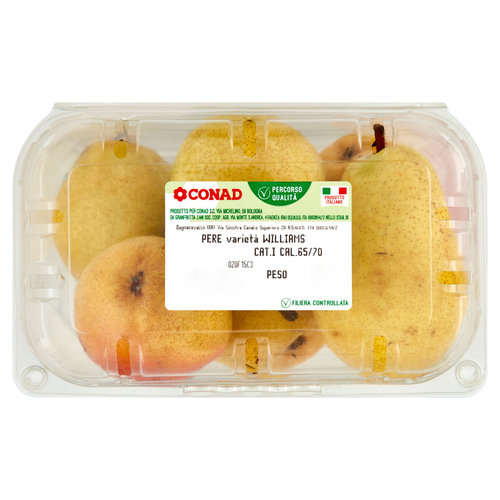 CONAD Percorso Qualità Pere Williams Italia Cal. 65/70 1000 g-image