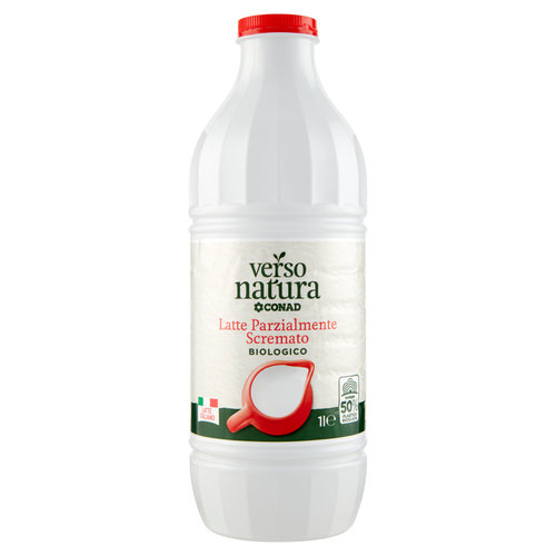 CONAD VERSO NATURA Latte Parzialmente Scremato Biologico 1 l-image