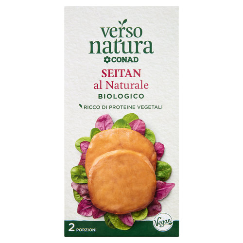 CONAD VERSO NATURA Seitan al Naturale Biologico 2 x 125 g-image