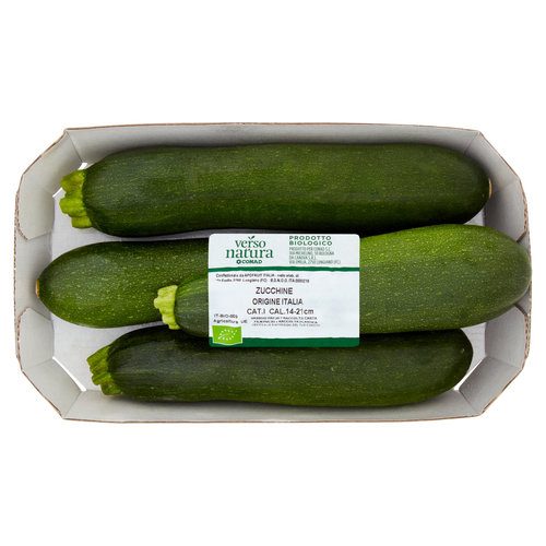 CONAD VERSO NATURA Zucchine biologiche Italia Cal. 14-21 cm 0,700 kg-image