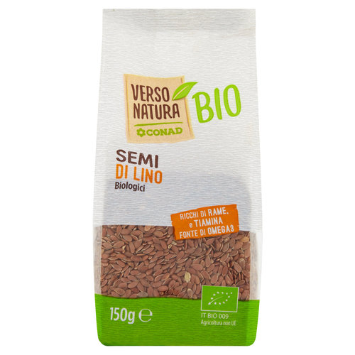 CONAD VERSO NATURA Semi di Lino Biologici 150 g-image