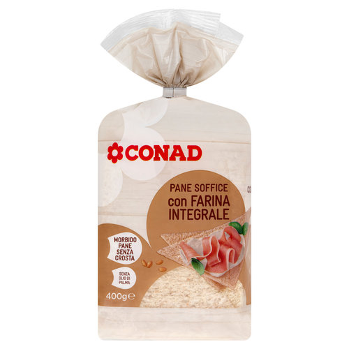 CONAD Pane Soffice con Farina Integrale 400 g-image