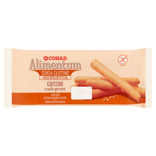 CONAD Alimentum Senza Glutine Grissini al sale grosso 100 g-image