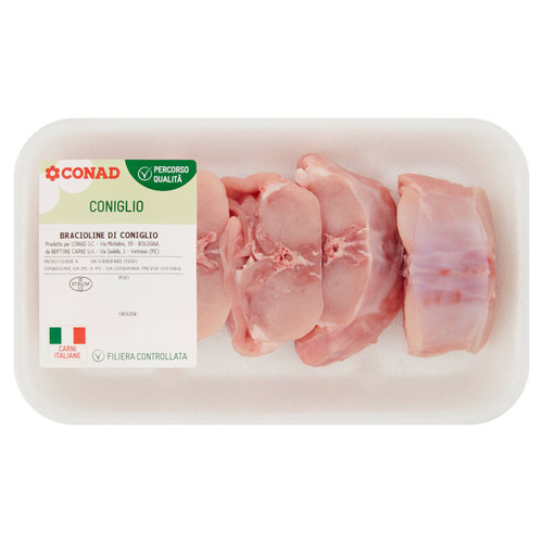 CONAD Percorso Qualità Bracioline di Coniglio 0,350 kg-image