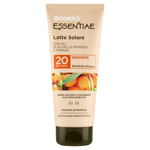 CONAD Essentiae Latte Solare 20 SPF Media Idratante 200 ml-image