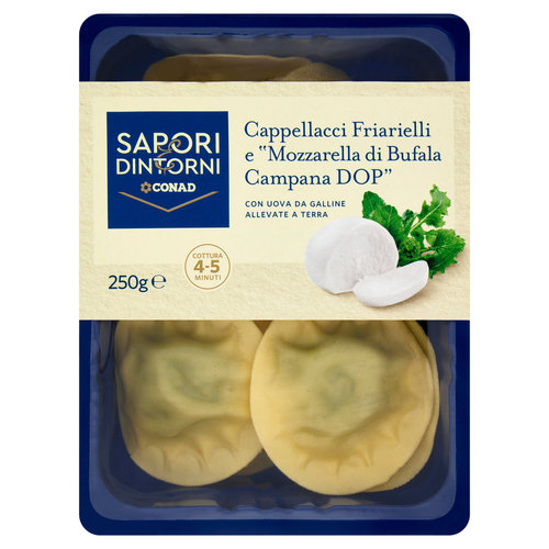 SAPORI & DINTORNI CONAD Cappellacci Friarielli e "Mozzarella di Bufala Campana DOP" 250 g-image