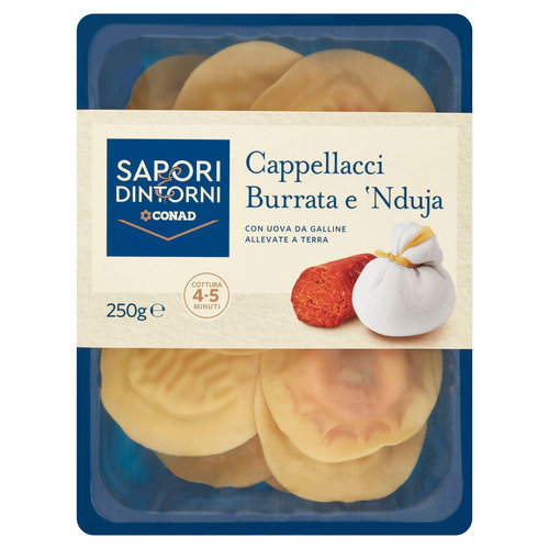 SAPORI & DINTORNI CONAD Cappellacci Burrata e 'Nduja 250 g-image