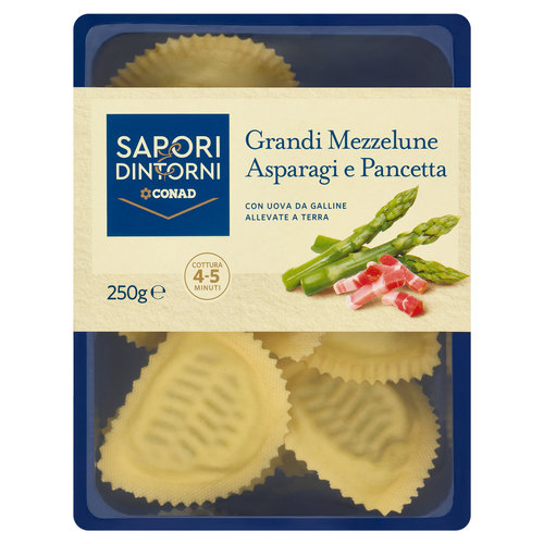 SAPORI & DINTORNI CONAD Grandi Mezzelune Asparagi e Pancetta 250 g-image