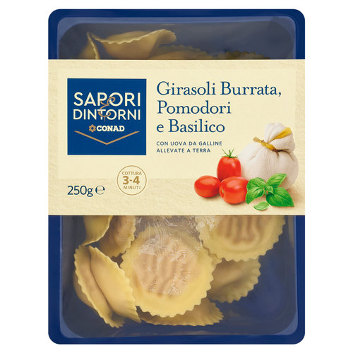 SAPORI & DINTORNI CONAD Girasoli Burrata, Pomodori e Basilico 250 g-image
