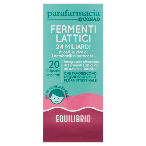 CONAD Parafarmacia Fermenti Lattici 20 Capsule vegetali 8,9 g-image