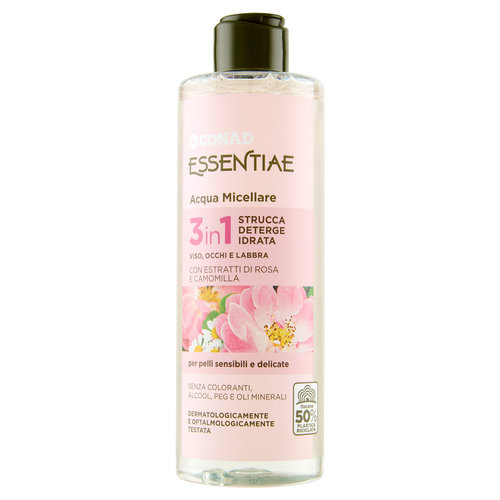 CONAD Essentiae Acqua Micellare 3in1 per pelli sensibili e delicate 400 ml-image