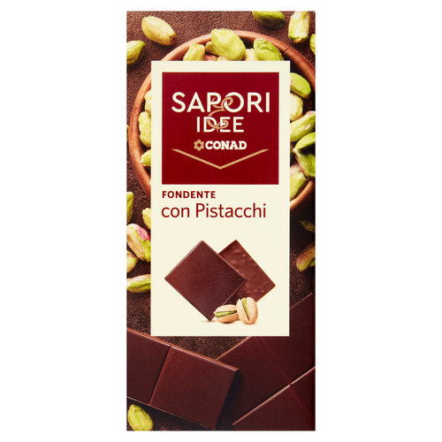 SAPORI & IDEE CONAD Fondente con Pistacchi 100 g-image