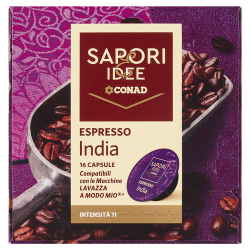 SAPORI & IDEE CONAD Espresso India 16 Capsule Compatibili con le Macchine Lavazza a Modo Mio* 120 g-image