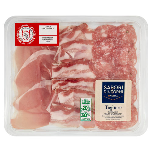 SAPORI & DINTORNI CONAD Tagliere Salumi da "Cinta Senese DOP" 0,080 kg-image