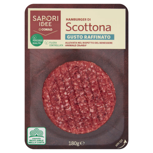SAPORI & IDEE CONAD Percorso Qualità Hamburger di Scottona Gusto Raffinato benessere 180 g-image