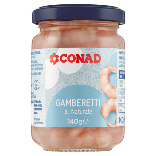 CONAD Gamberetti al Naturale 140 g-image